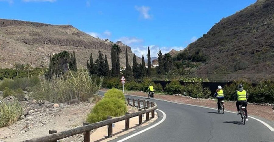 E-Bike Mountain Tour in Natural Park +Option Tapas in a Cave - Tropical plants at Parque del Sur