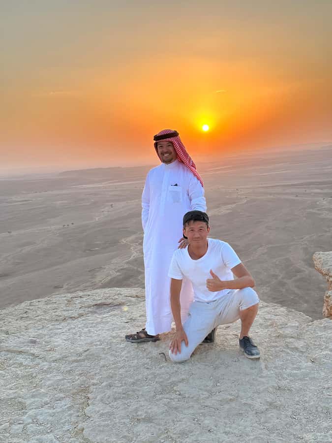 Edge of The World Riyadh,Camel Ride ,Bat Cave Visit & Dinner - Reaching the Edge of the World