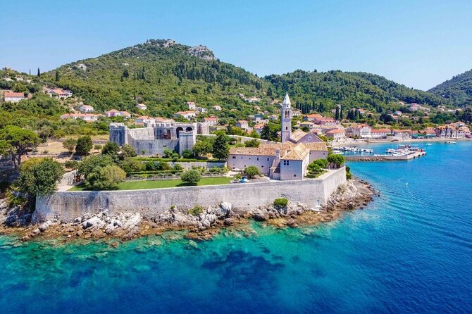 Elaphite Islands Cruise and Blue Cave Snorkeling Boat Tour from Dubrovnik - Šipan pairs lunch with a small harbor village