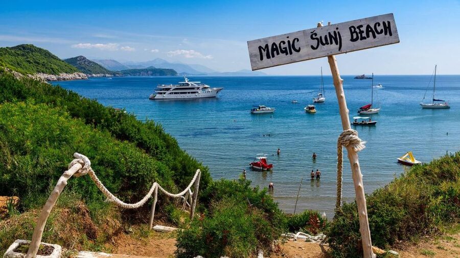 Elaphite Islands Cruise and Blue Cave Snorkeling Boat Tour - The Blue Cave on Koločep