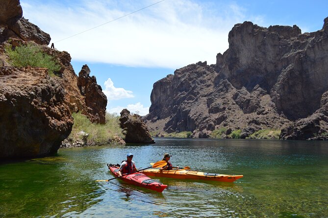 Emerald Cave Kayak Tour with Lunch & Las Vegas Shuttle Option - Getting comfortable in the kayak