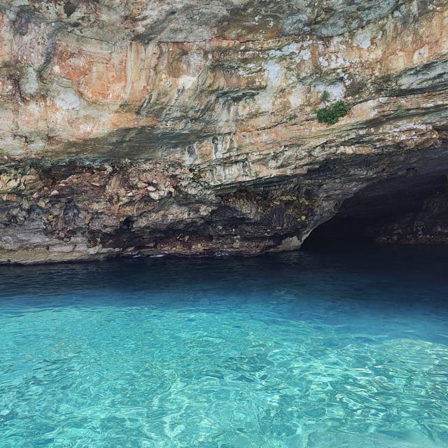 EXCURSION VISIT TO THE SANTA MARIA DI LEUCA CAVES - Two swimming stops in clear water