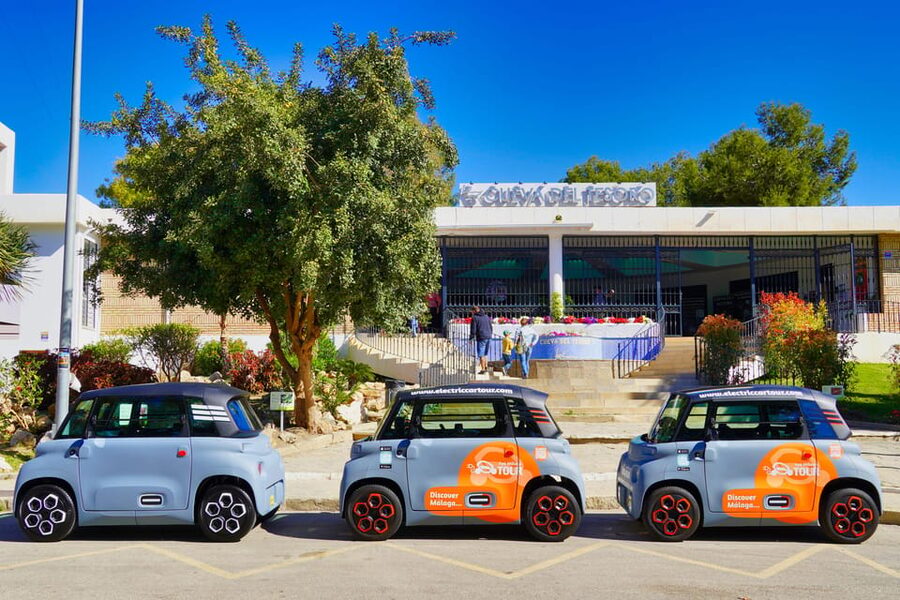 Explore Málaga and the Treasure Caves by Electric Car - Málaga City Hall, Muelle Uno, and the port