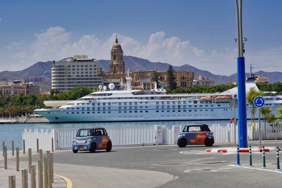 Explore Málaga and the Treasure Caves by Electric Car - La Malagueta, Pedregalejo, and the eastern beaches