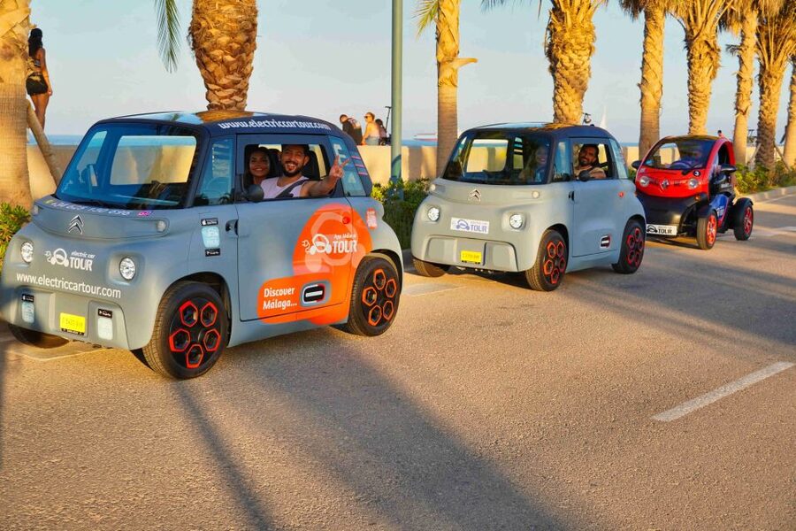 Explore Málaga and the Treasure Caves by Electric Car - Returning through La Araña and back to central Málaga