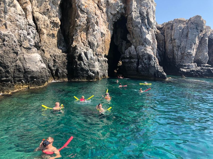 Faliraki: Boat Trip to Afantou Caves, Antony Quinn, Ladiko - Setting off from Faliraki Harbor