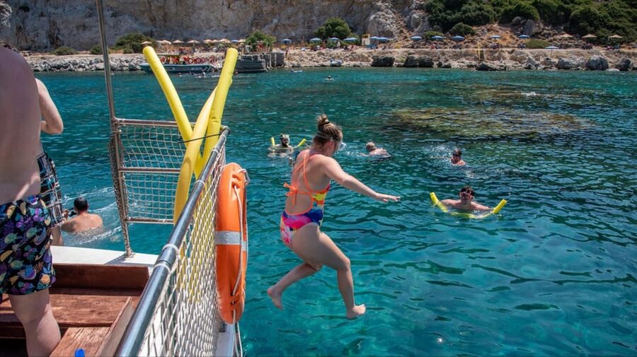 Faliraki: Boat Trip to Afantou Caves, Antony Quinn, Ladiko - Practical tips before you go