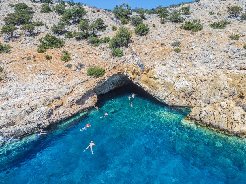 From Ag Anna: Rina's Cave and Ano and Kato Koufonisi Cruise - Rina’s Cave: the day’s best swim