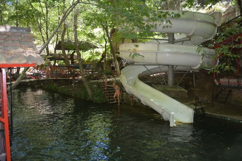 From Alanya: Jeep Safari with Lunch, Dim River & Cave - Riding an open Land Rover from Alanya