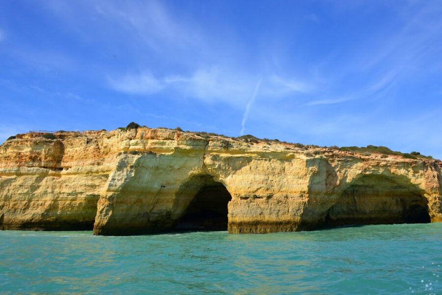 From Albufeira: Benagil Hidden Caves Tour by Kayak - The 40-minute cruise toward Benagil