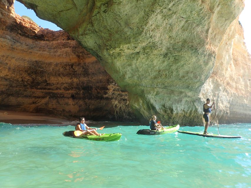 From Albufeira: Benagil Hidden Caves Tour by Kayak - Paddling through caves and along hidden beaches