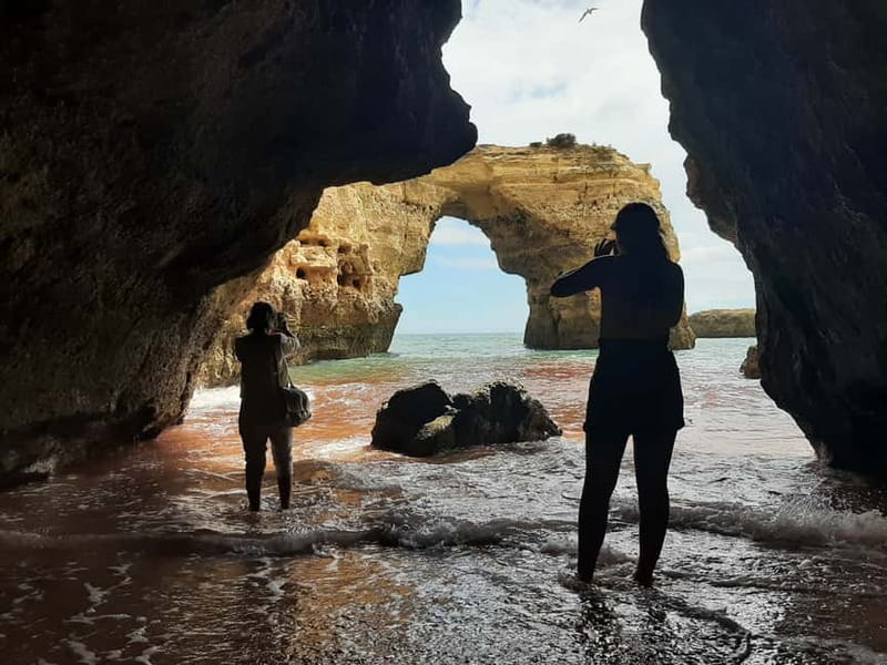 From Albufeira: Tuk-Tuk Tour to Benagil Caves - Benagil from land, with no boat trip promised