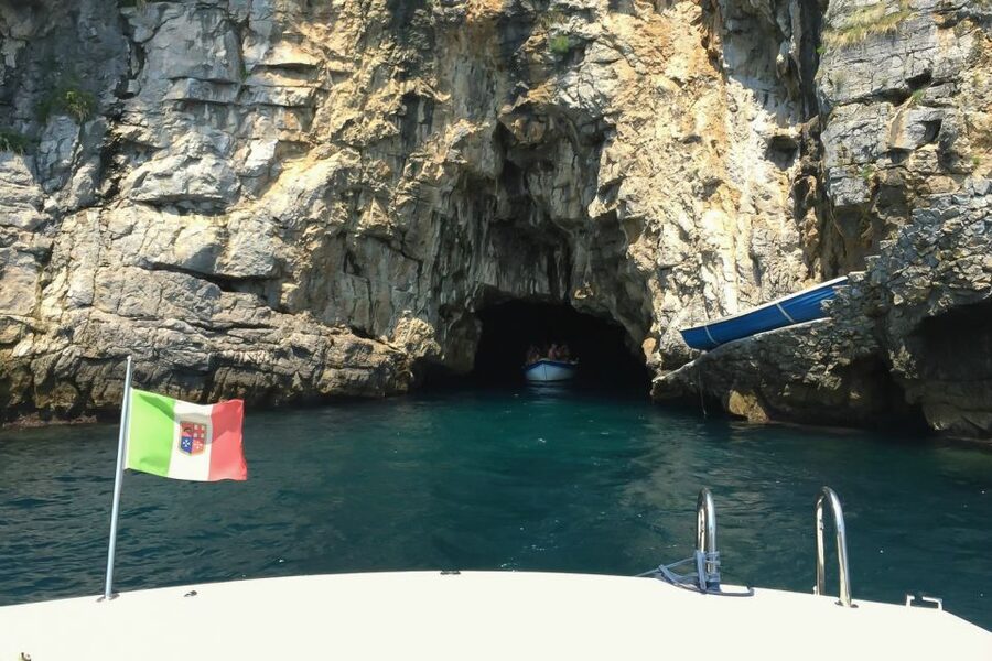 From Amalfi: Amalfi Coast 6-Hour Private Grottoes Boat Trip - Grotta Pandora and the first stretch eastward