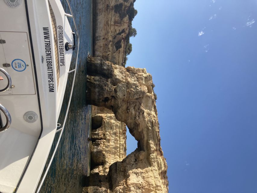 From Armação de Pêra: Benagil Caves and Beaches Boat Tour - Algar dos Capitães and the approach to Praia da Marinha
