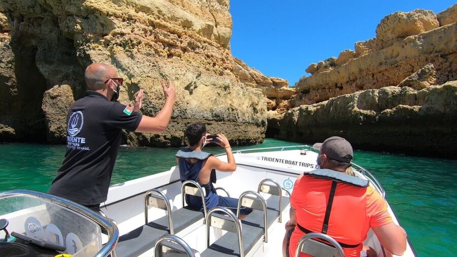 From Armação de Pêra: Benagil Caves and Beaches Boat Tour - Cão Raivoso Beach and the main event at Benagil