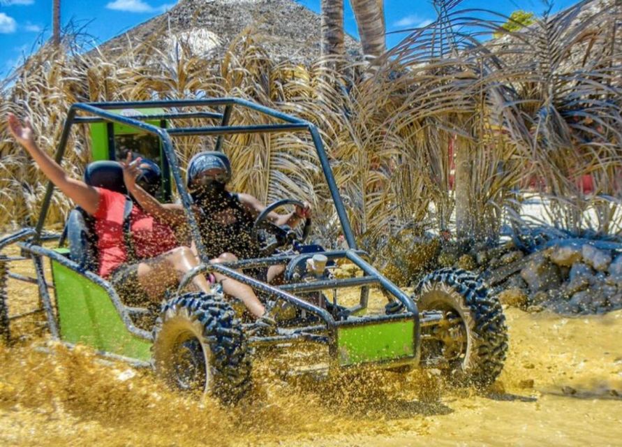 From Bávaro: Double Buggy Tour to Macao Beach and Cenote - The Taino cave cenote
