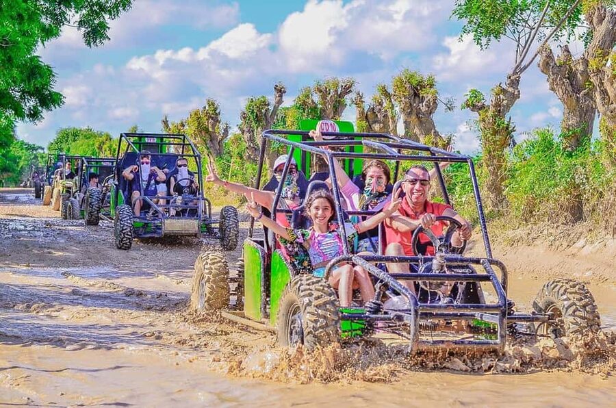 From Bávaro: Double Buggy Tour to Macao Beach and Cenote - The 45-minute ride from Bávaro