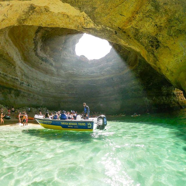 From Benagil: Coast Boat Tour with Benagil Cave - The first caves and cliff coves