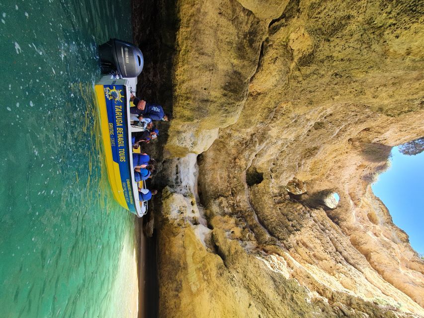 From Benagil: Coast Boat Tour with Benagil Cave - Praia da Marinha and the return past Alfanzina Lighthouse