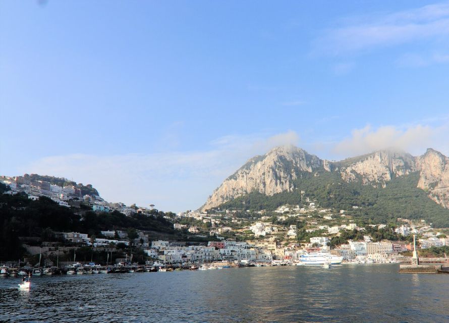 From Capri: Blue Grotto, Capri and Anacapri Guided Tour - Capri town, Via Camerelle, and the island’s lively center