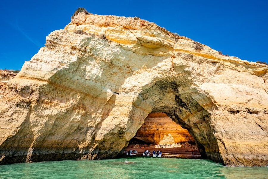 From Carvoeiro: Benagil Caves and Praia da Marinha Boat Trip - Entering the Benagil Sea Cave
