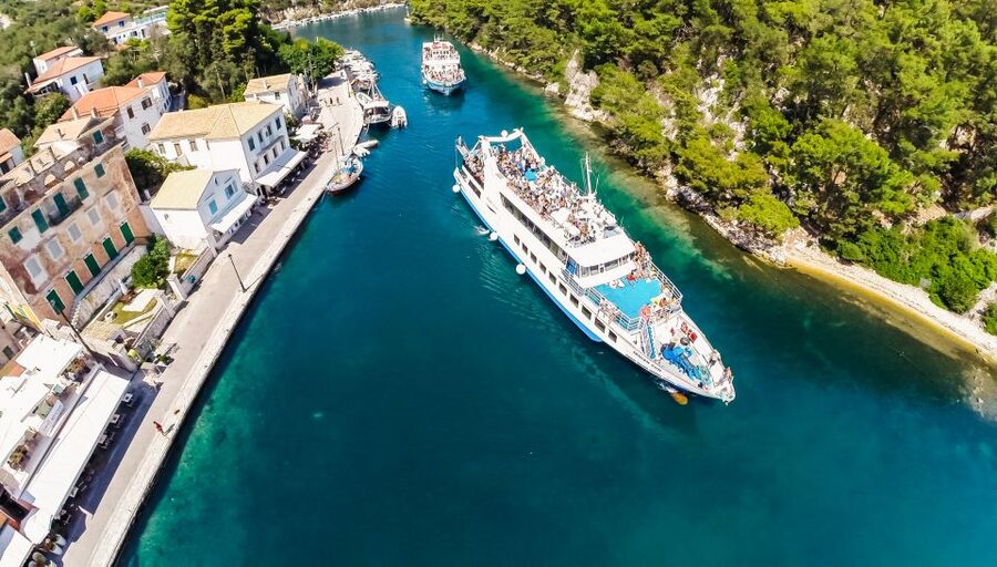 From Corfu: Day Cruise to Paxos, Antipaxos, and Blue Caves - Antipaxos for a one-hour swim