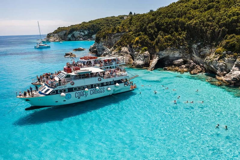 From Corfu: Day Cruise to Paxos, Antipaxos, & the Blue Caves - Key points to know before booking