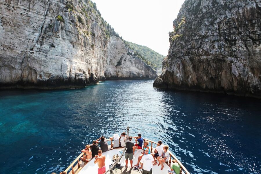 From Corfu: Day Cruise to Paxos, Antipaxos, & the Blue Caves - Antipaxos and the best hour in the water