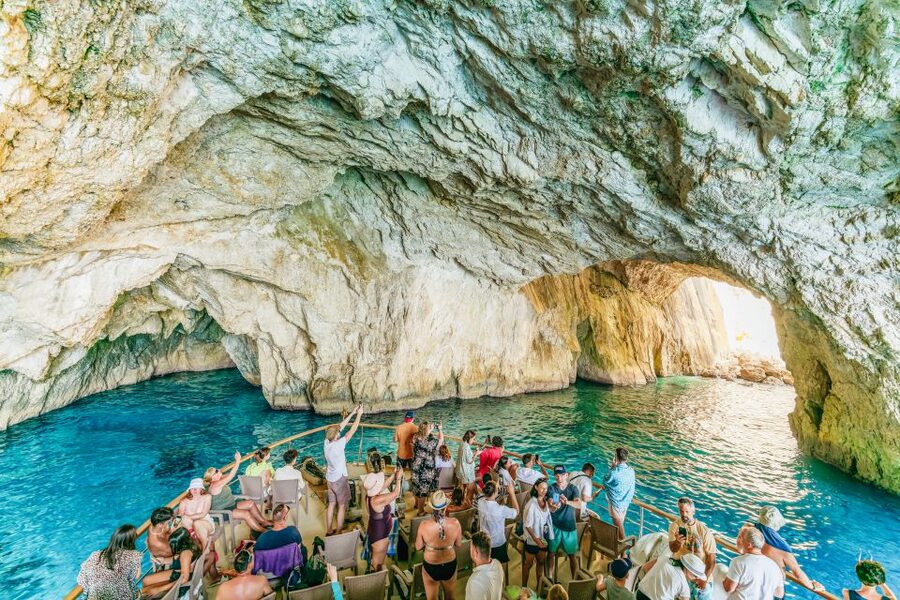 From Corfu Island: Antipaxos & Paxos Blue Caves Boat Cruise - What is included, and what costs extra
