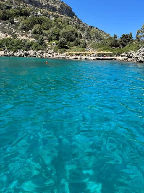 From Faliraki : Speedboat tour kalithea caves&antony kouin - Leaving Faliraki Harbor by RIB speedboat