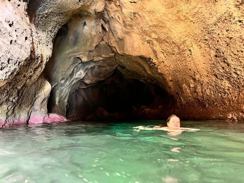 From Faliraki : Speedboat tour kalithea caves&antony kouin - The captain and the small-group atmosphere
