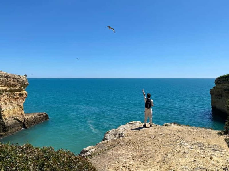 From Faro: Benagil Cave and Seven Hanging Valleys Trail Tour - Ninety minutes at Praia da Marinha