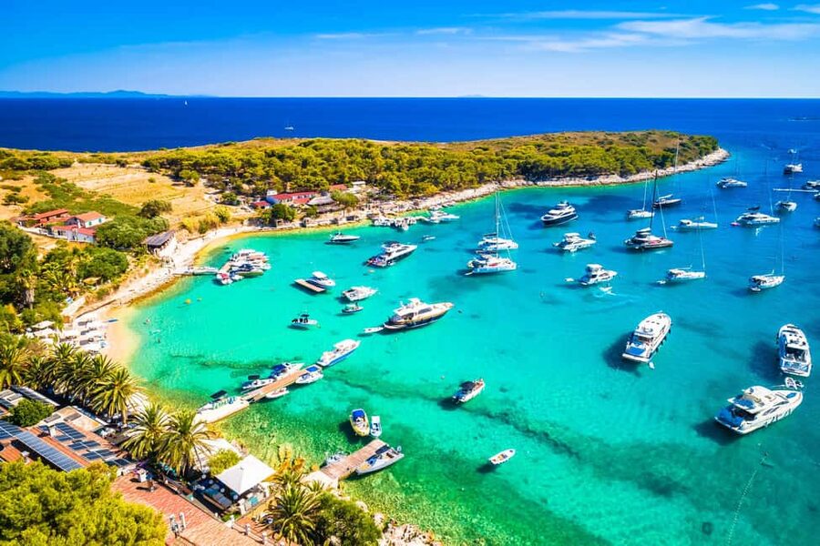 From Hvar: Blue Cave, Green Cave & 5 Islands Speedboat Tour - Palmižana and the Pakleni Islands finish the route
