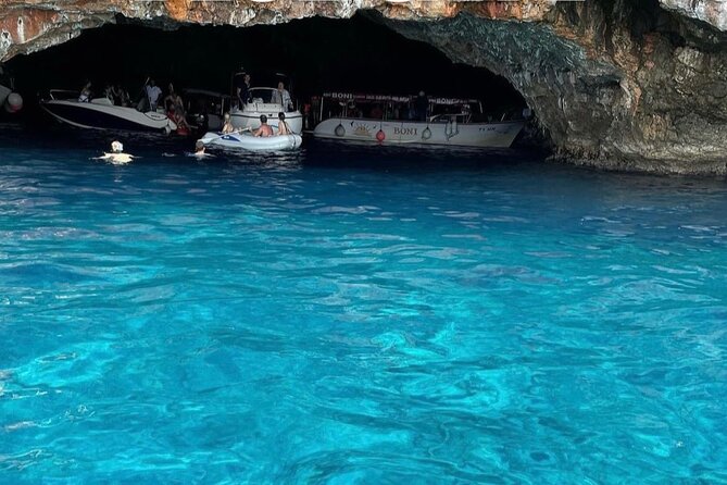 From Kotor: Boat to Blue Cave & Lady of the Rocks &Submarine Base - What the three-hour Kotor boat tour includes