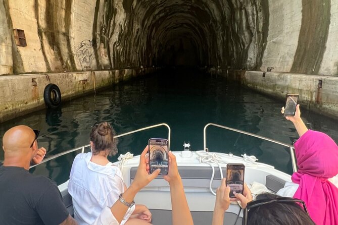 From Kotor: Boat to Blue Cave & Lady of the Rocks &Submarine Base - The ride out from Kotor