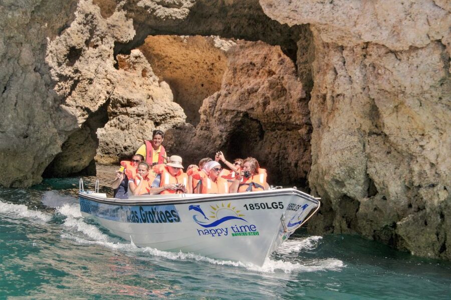 From Lagos: 2.5-Hour Guided Coastal Boat Tour & Grotto Visit - Key points at a glance