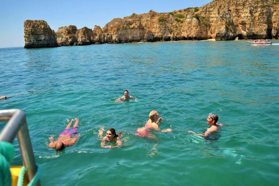 From Lagos: 2.5-Hour Guided Coastal Boat Tour & Grotto Visit - Starting at Lagos Marina