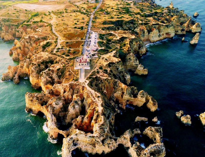 From Lagos: 2.5-Hour Guided Coastal Boat Tour & Grotto Visit - Swimming, sun, and the aqua trampoline