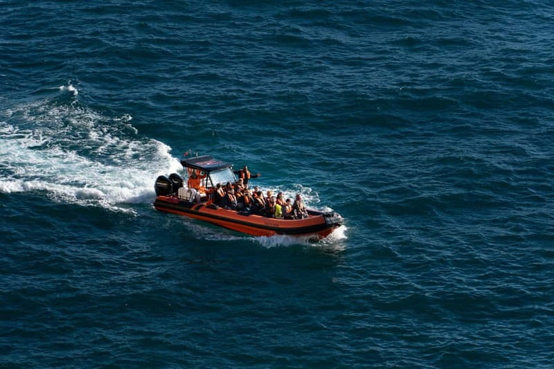 From Lagos: Benagil Caves Speedboat Adventure - Smaller caves, cliffs, and old pirate hideouts