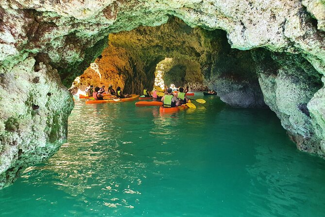 From Lagos: Kayak Tour of Ponta da Piedade Caves on Catamaran - What the catamaran adds