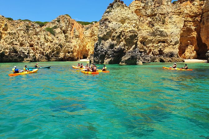 From Lagos: Kayak Tour of Ponta da Piedade Caves on Catamaran - Weather, tides, and the limits of the route