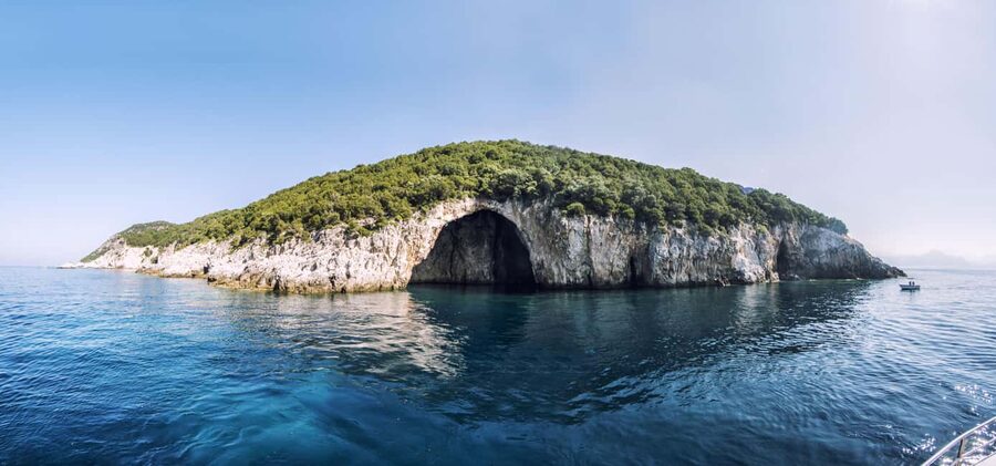 From Lefkimmi: Sivota,Blue Lagoon & Cave Cruise by Speedboat - Lefkimmi departure and the morning cruise