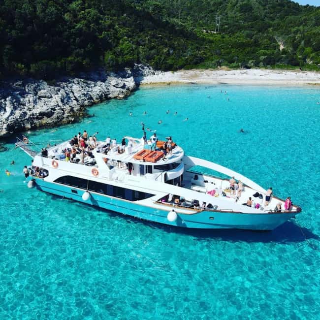 From Lefkimmi: Sivota,Blue Lagoon & Cave Cruise by Speedboat - Blue Lagoon: the main swimming stop