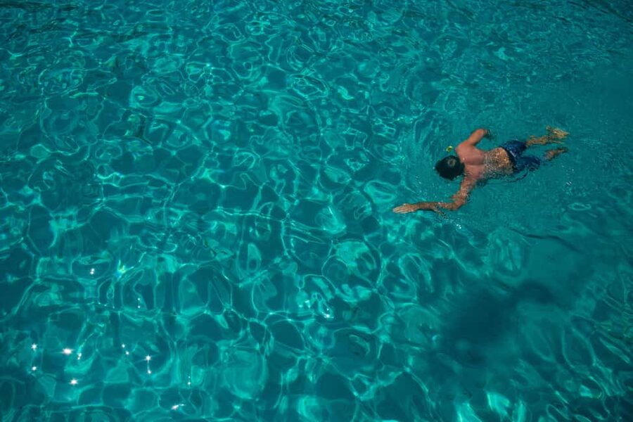 From Lefkimmi: Sivota,Blue Lagoon & Cave Cruise by Speedboat - The final beach and blue-water swim