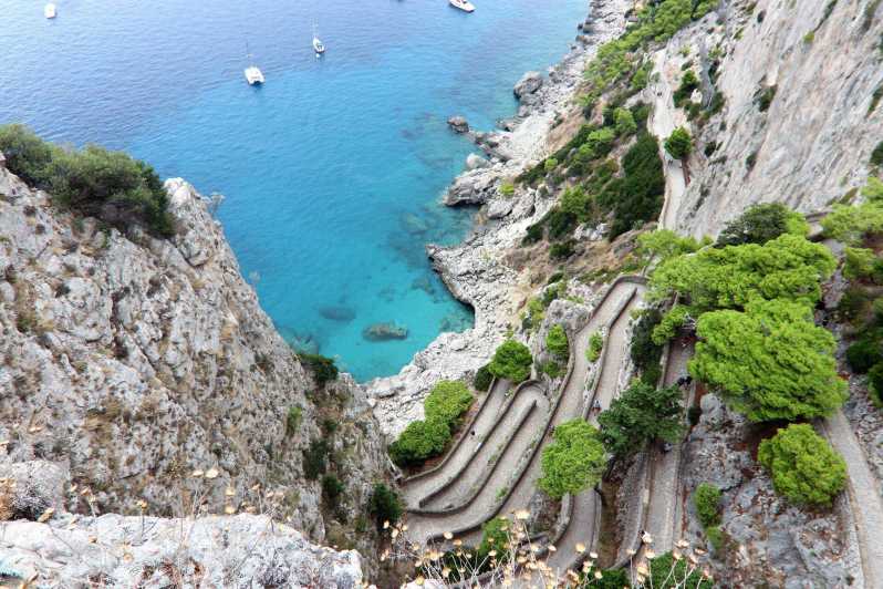 From Naples: Blue Grotto, Capri, and Anacapri Group Tour - Leaving Naples by fast ferry
