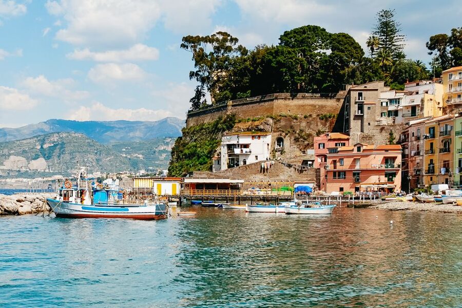 From Naples: Capri and Blue Grotto Day Tour - Capri town and La Piazzetta