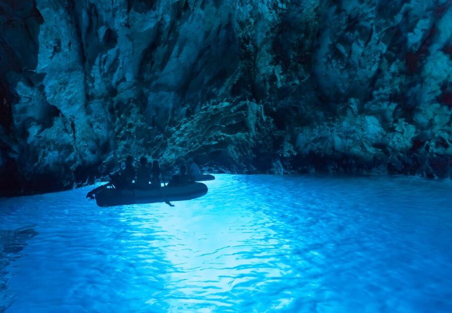 From Omis: Blue Cave & 5 Island Speedboat Tour - A long day from Omis to Split and the islands