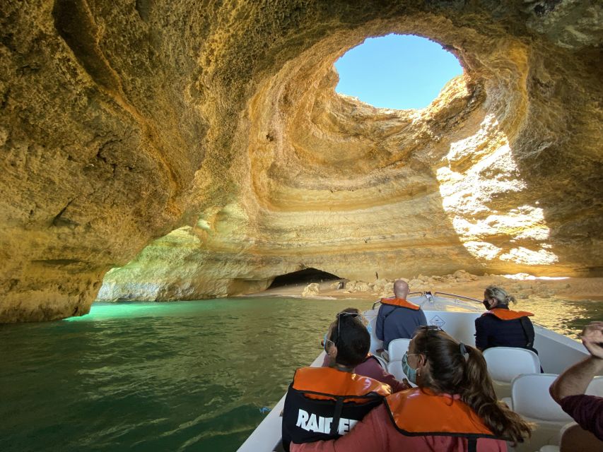 From Portimão: Algar de Benagil and Sea Caves Boat Tour - The return gives you the best wide view