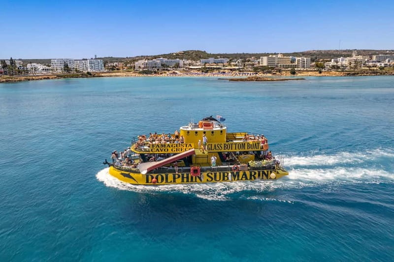 From Protaras: Cruise to Blue Lagoon, Turtle Cove & Sea Cave - Drinks, snacks, and the ride home