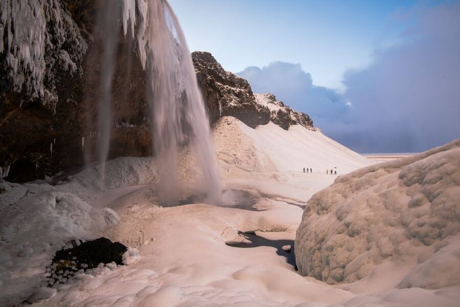 From Reykjavik 2-Day South Coast Tour with Blue Ice Cave - The blue ice cave is spectacular but tightly managed